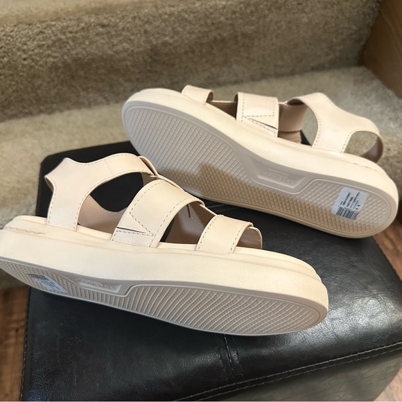 Cole Haan | GrandPro Rally Platform Fisherman Sandals in Bleached Tan, size 9 - Picture 7 of 9